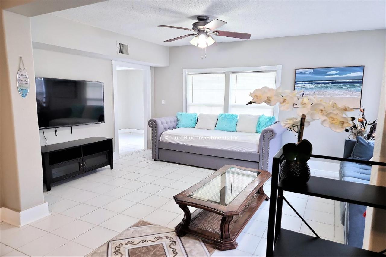 גלווסטון Casaazul-2605A-Couples Retreat By Beach & Pleasure Pier 1 Block Away- 2Bed 2Bath- 7 Minutes To Cruise Terminal מראה חיצוני תמונה